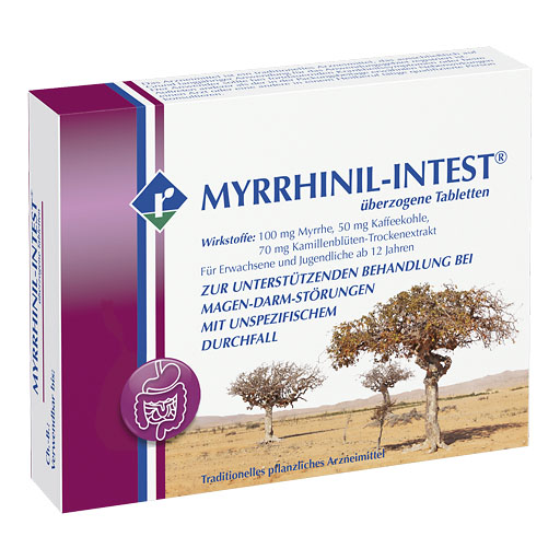 MYRRHINIL INTEST &uuml;berzogene Tabletten