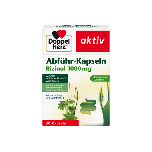 DOPPELHERZ Abf&uuml;hr-Kapseln Rizinol 1.000 mg