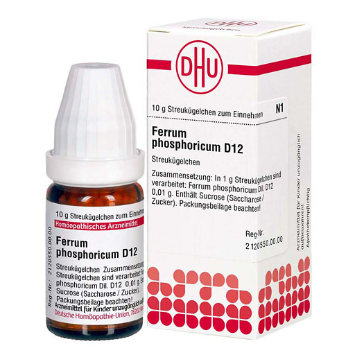 FERRUM PHOSPHORICUM D 12 Globuli