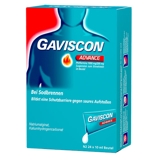 GAVISCON Advance Pfefferminz 1000mg/200mg SUS Btl.