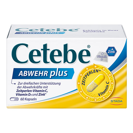 CETEBE ABWEHR plus Vitamin C+Vitamin D3+Zink Kaps.
