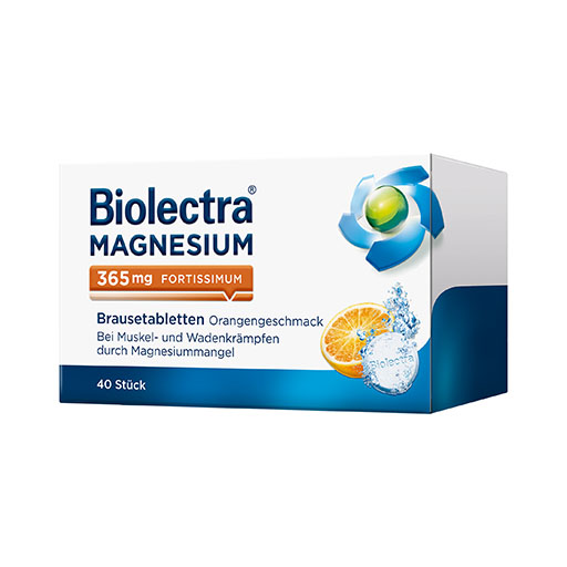 BIOLECTRA Magnesium 365 fortissimum Orange Br.Tab