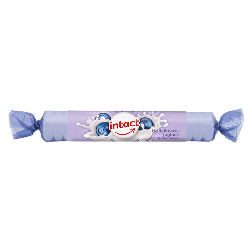 INTACT Traubenzucker Rolle Heidelbeere Joghurt