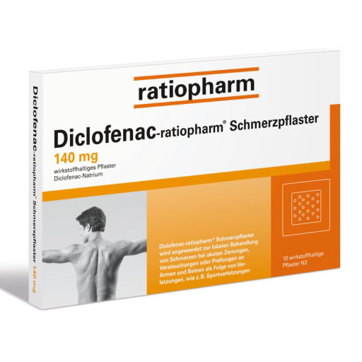 DICLOFENAC-ratiopharm Schmerzpflaster