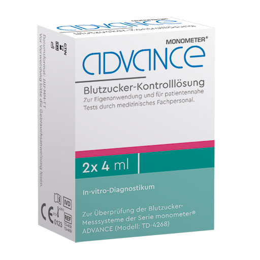 ADVANCE Monometer Blutzucker Kontrolll&ouml;sung GDH