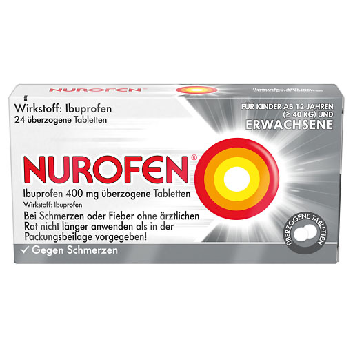 NUROFEN Ibuprofen 400 mg &uuml;berzogene Tabletten