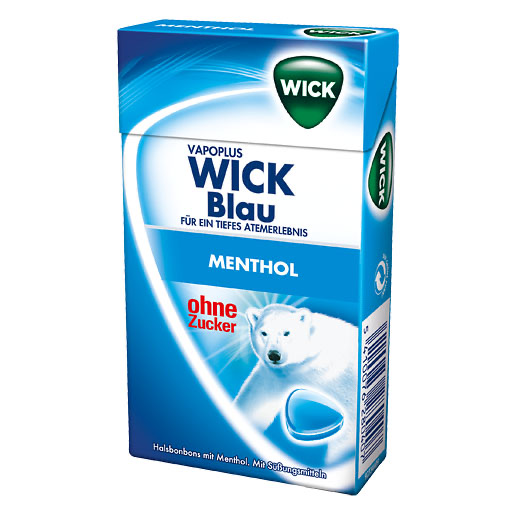 WICK BLAU Bonbons o.Zucker