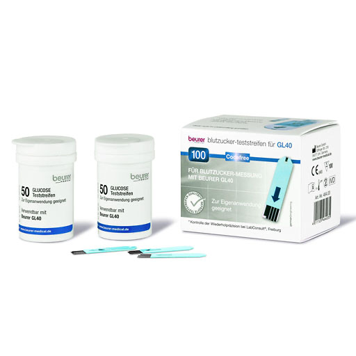 BEURER GL40 Blutzuckerteststreifen