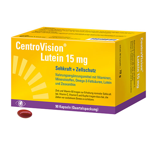CENTROVISION Lutein 15 mg Kapseln
