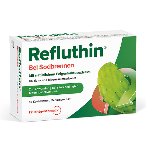 REFLUTHIN bei Sodbrennen Kautabletten Frucht