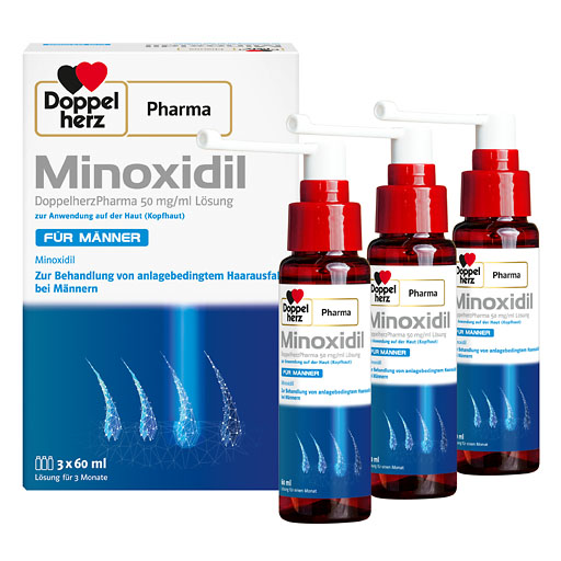 MINOXIDIL DoppelherzPharma 50mg/ml Lsg.Anw.Haut Mann
