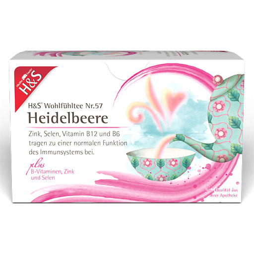 H&S Heidelbeere m.B-Vitaminen Zink und Selen Fbtl.