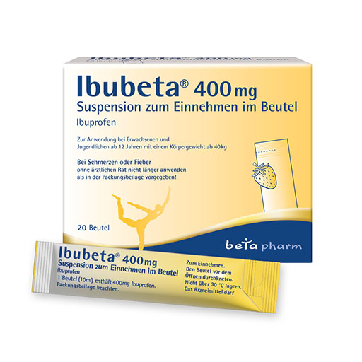 IBUBETA 400 mg Suspension zum Einnehmen im Beutel