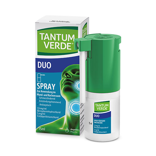 TANTUM VERDE duo 1,5mg/ml+5mg/ml Spray Anw.Mundh&ouml;.