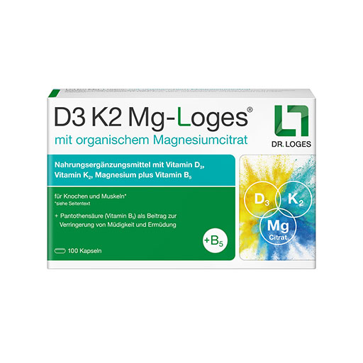 D3 K2 Mg-Loges Kapseln