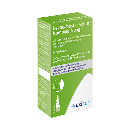 LEVOCABASTIN axicur Kombi.0,5 mg/ml 4ml AT+5ml NAS